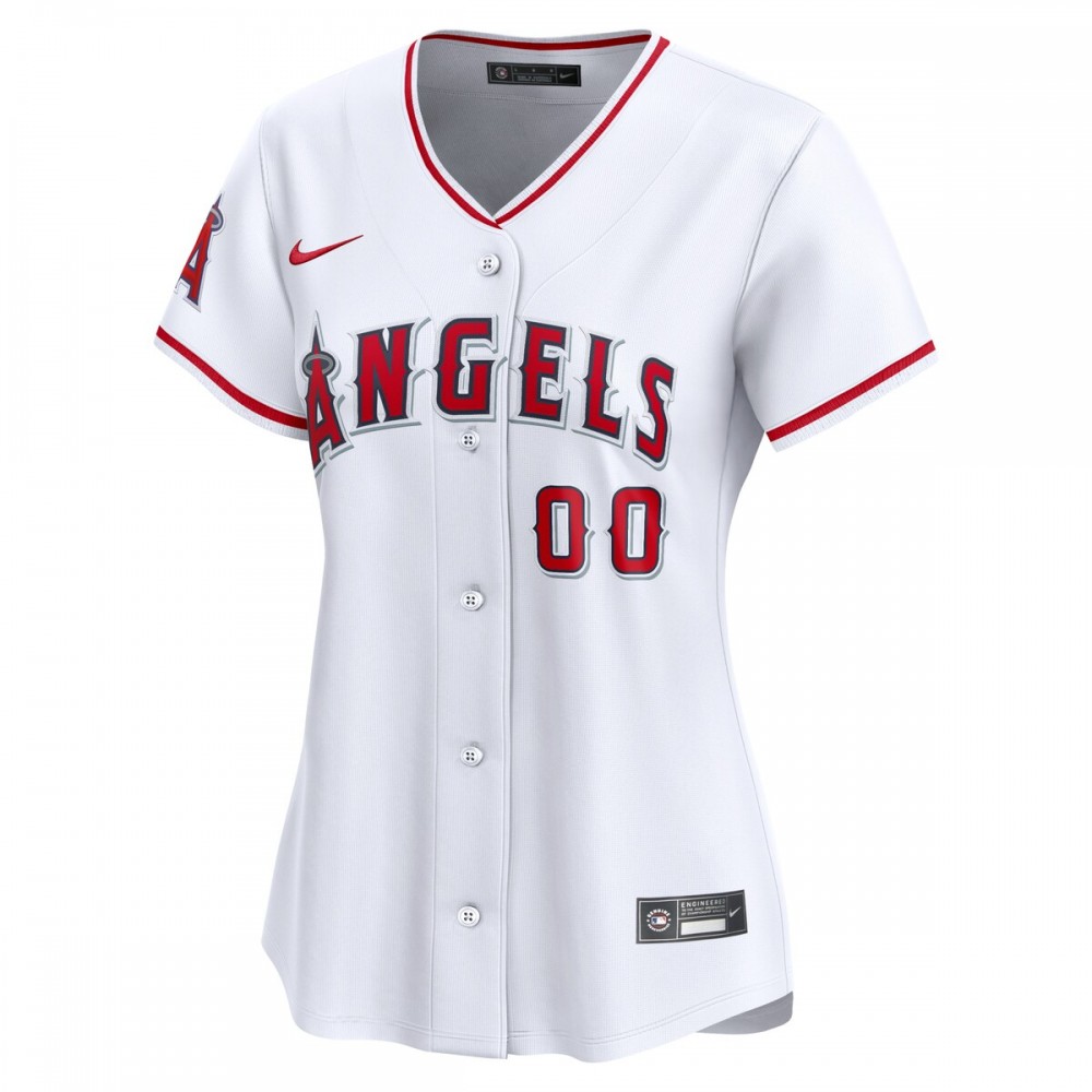 Camisa personalizada feminina Los Angeles Angels Nike Home Limited